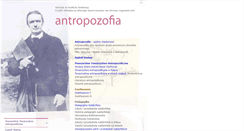 Desktop Screenshot of antropozofia.pl