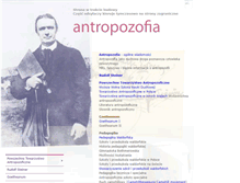 Tablet Screenshot of antropozofia.pl
